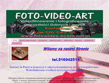Tablet Screenshot of fotowideo.ecom.net.pl