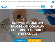 Tablet Screenshot of ecom.fi